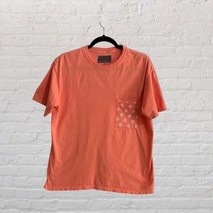 DENIM CIVILIZATION Orange T-shirt - Men’s Medium